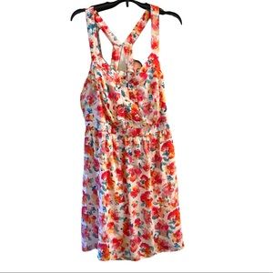 Forever 21 Women Plus 1X floral sundress with side zipper